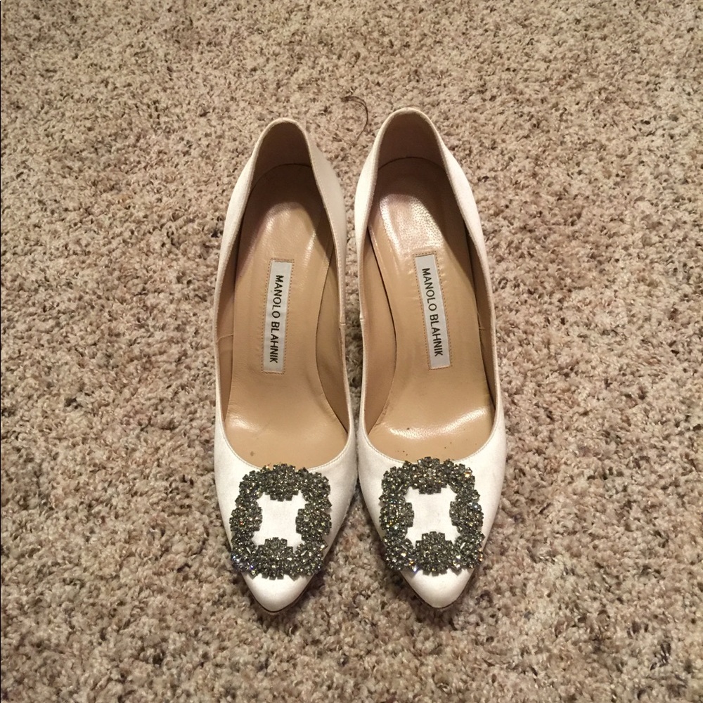 Manolo Blahnik Hangisi shoes size 37 wore once